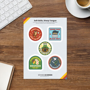 Soft Skills, Sharp Tongue Merit Badge Set